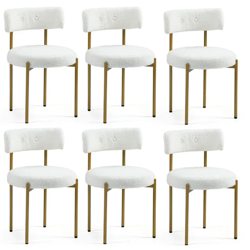 AVAWING Dining Chairs Mid-Century Modern Kitchen Chairs Set of 6