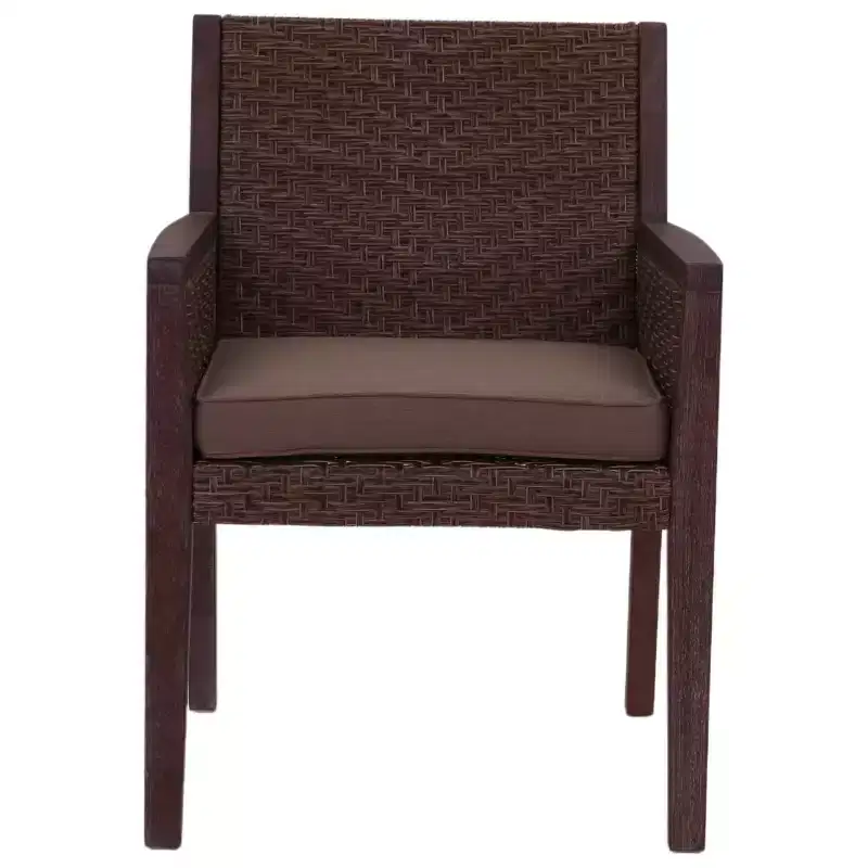 Courtyard Casual Buena Vista II 3 pc Bistro Set Includes: Two Dining Chairs and One End Table