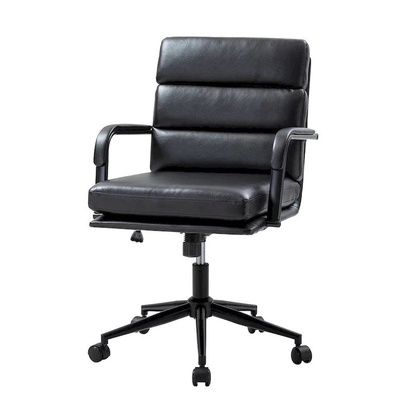 Modern Task Faux Leather Chair with Tilt Lock and Center Tilt by