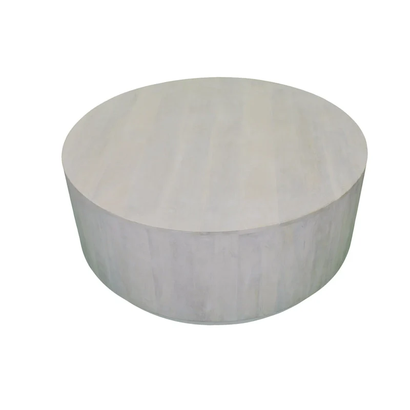 Carolina Living Tamia 42 Round Wooden Coffee Table - Elm