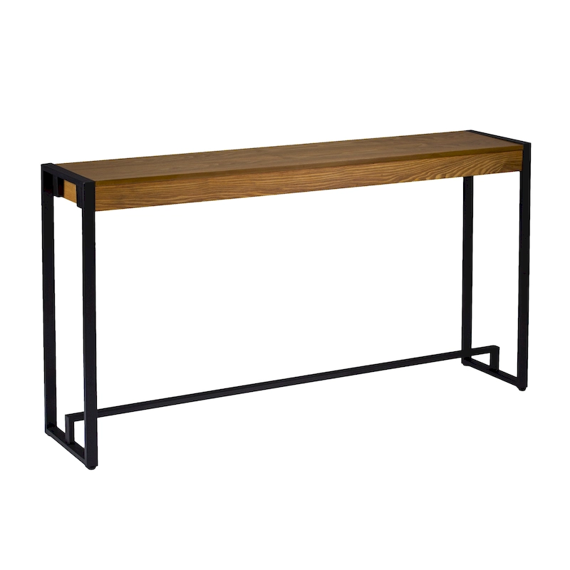 SEI Furniture Macen Modern Narrow Industrial Console Table