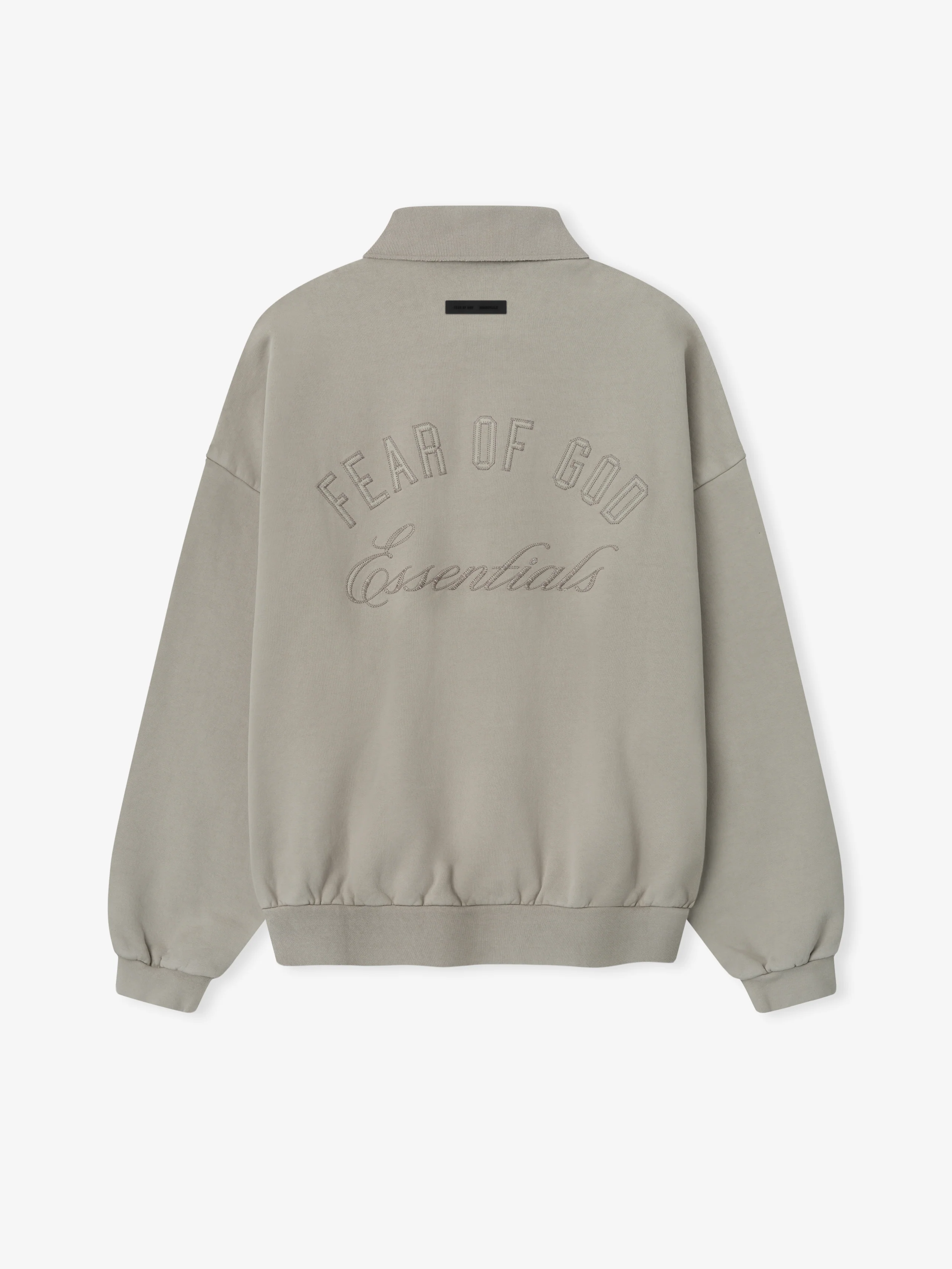 Embroidered Classic Polo Sweatshirt