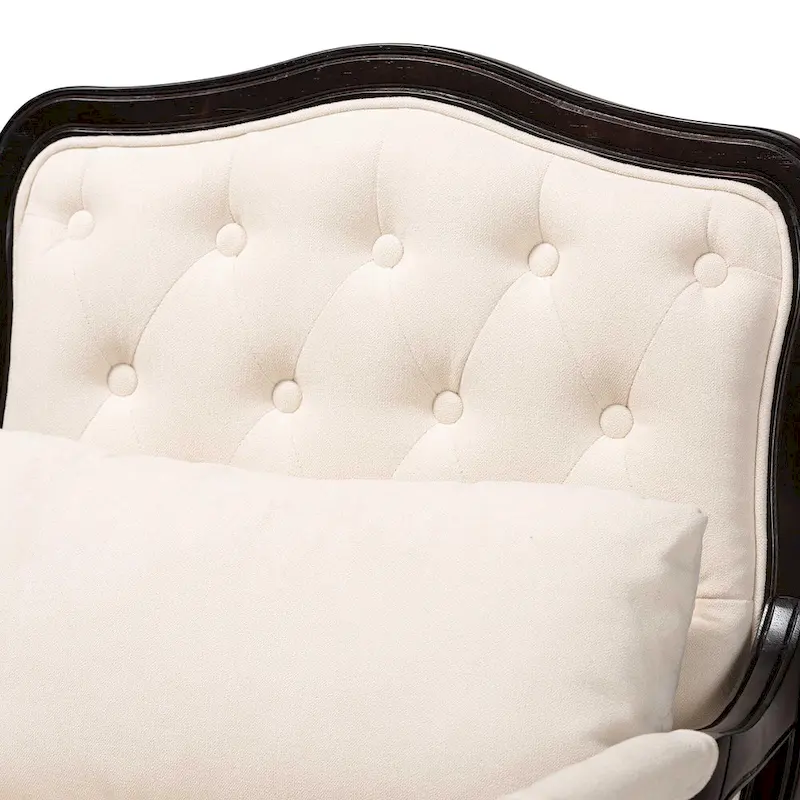 Andre Traditional Wood Accent Chair