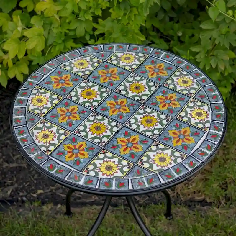Mosaic Bistro Sets - 23.5x23.5x29.75