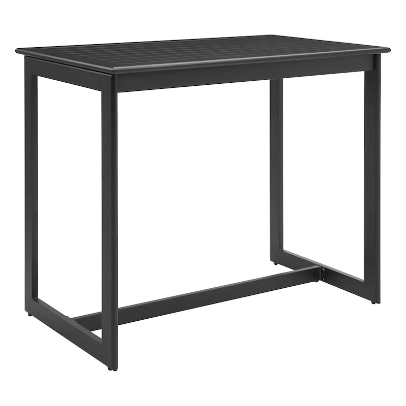 Midnight Wave Bar Table Black