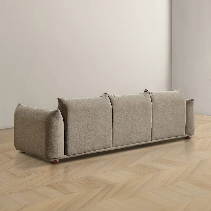 Arten Mid-Century Modern Luxury Boucle/Velvet Couch