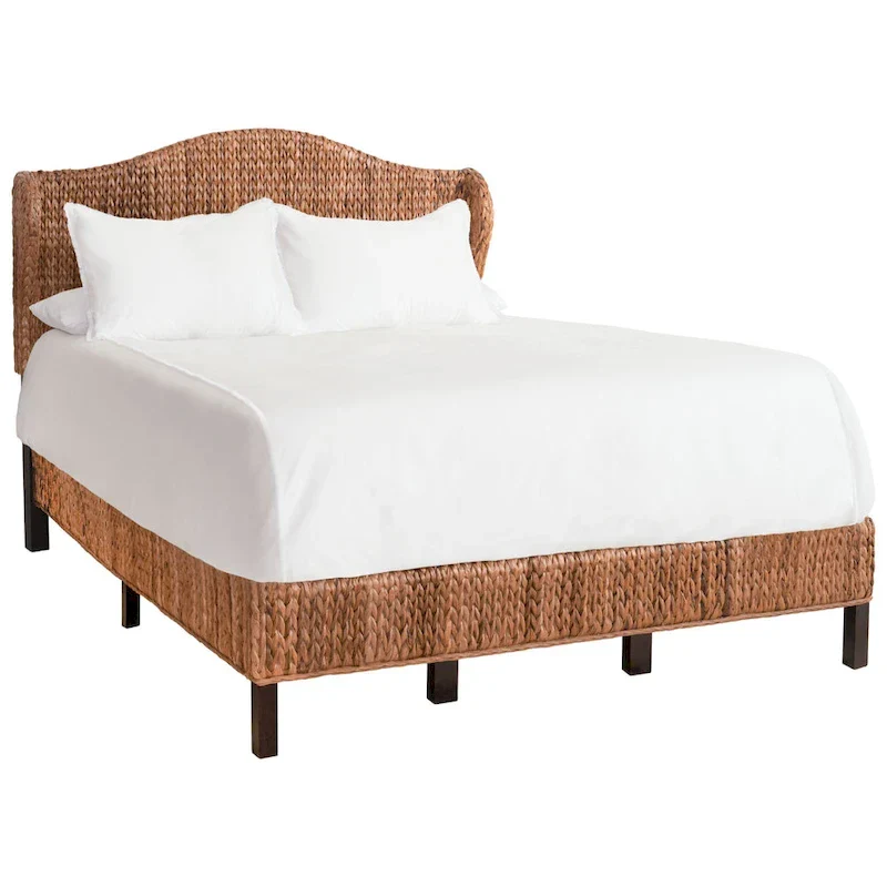 SAFAVIEH Regine Coastal Rattan Bed