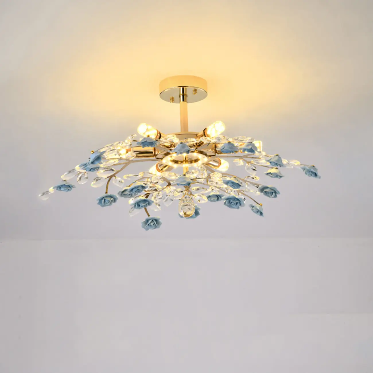 Modern Flower LED Flush Mount Ceiling Light for Bedroom