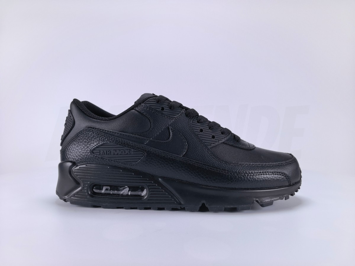 Nike Air Max 90 Leather Triple Black - Aktrende