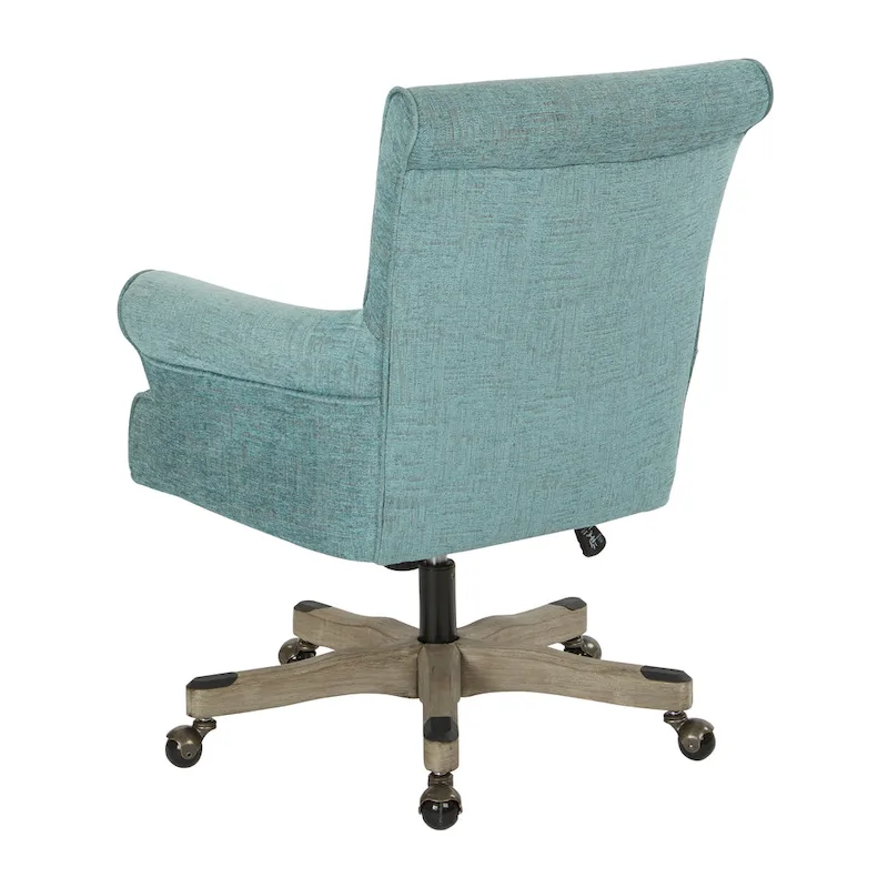 Megan Office Chair with Wood Base