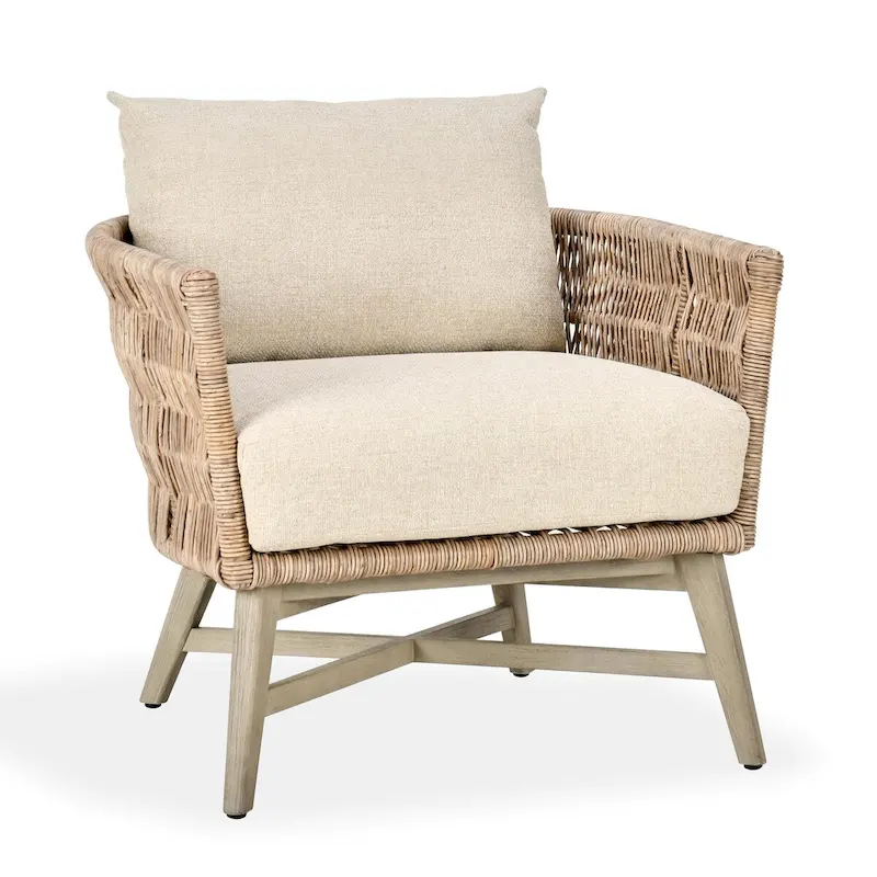 Classic Home Collins Outdoor Solid Wood Accent Chair