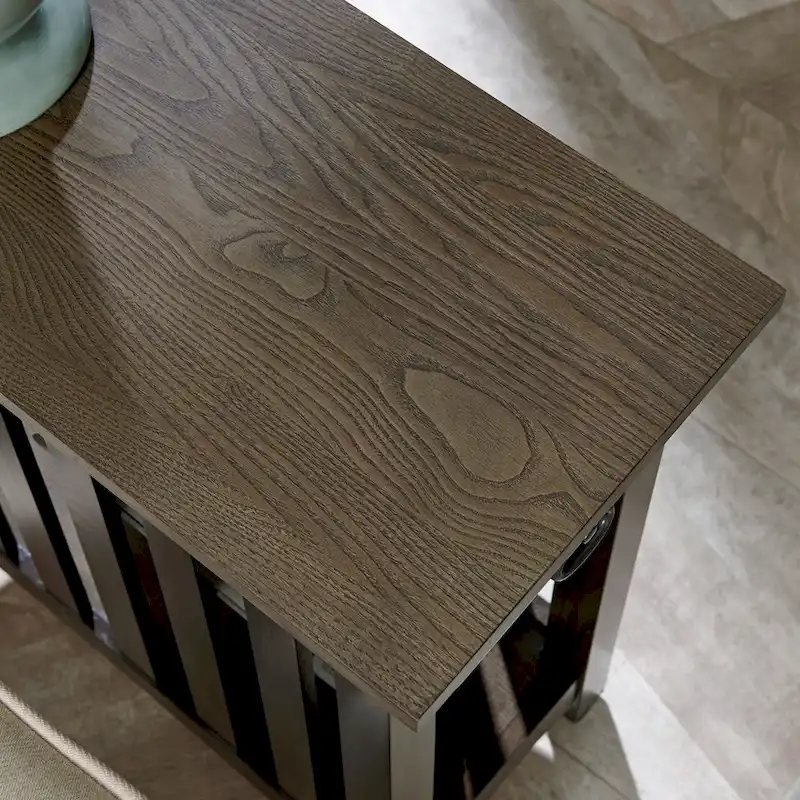 Impeccable Transitional 1 Drawer End Table