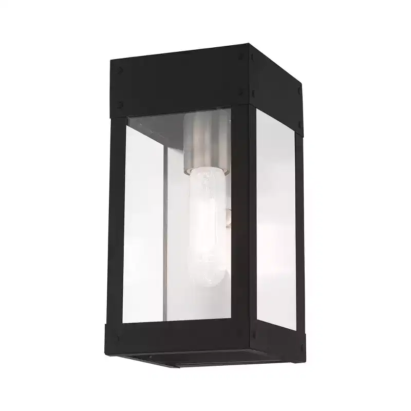 Livex Lighting Barrett 1 - Light Wall Light in Black