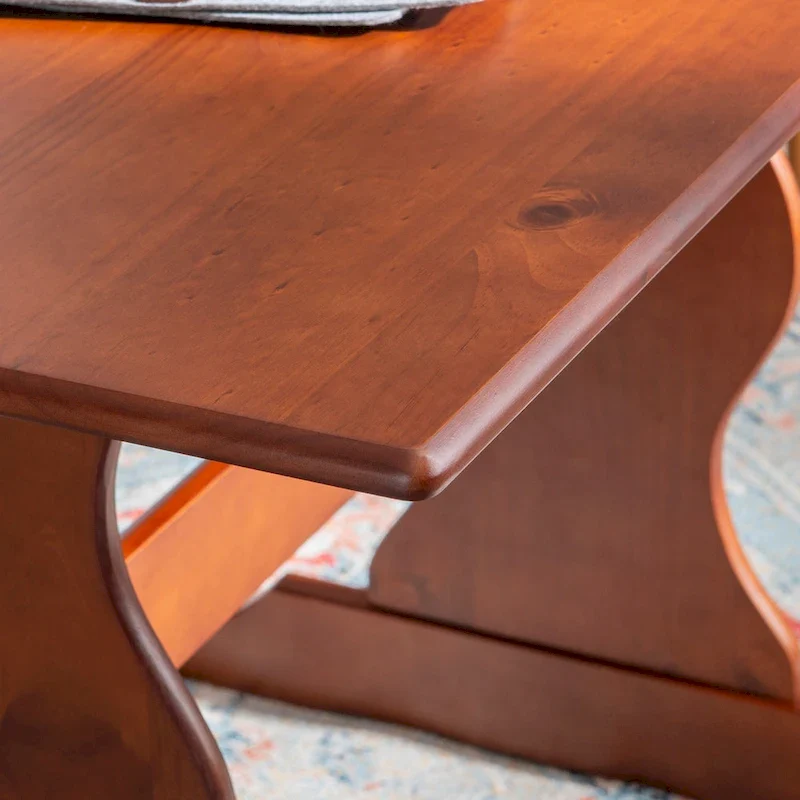 Family Dining Table Dark Brown