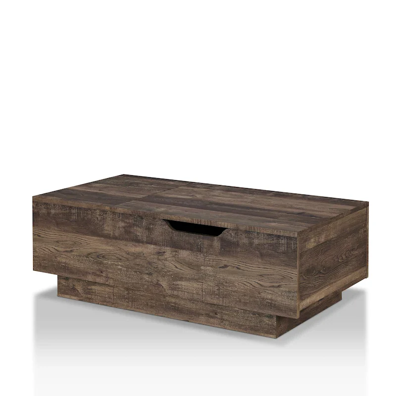 Uver Rustic 47-inch 1-Shelf Lift-top Coffee Table by Furniture of America