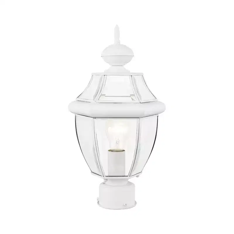 Livex Lighting Monterey 1 - Light Post Light in White