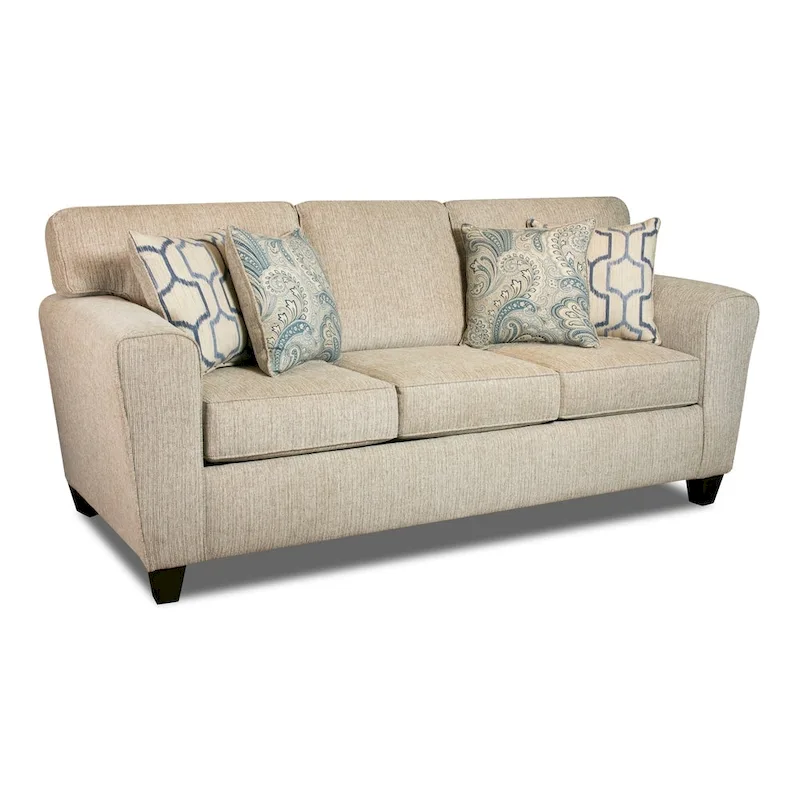 Hillingdon Sofa (Brown/ Cream/ Denim)