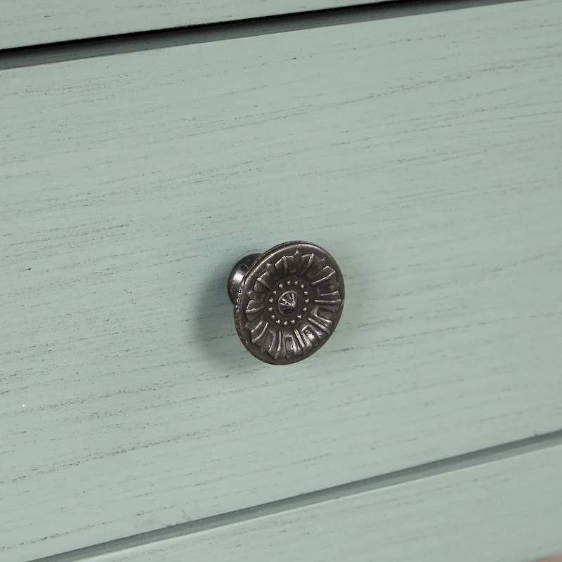 Modern Solid Pine Wood Top Console Table with 3 Drawers and 2 Shelves