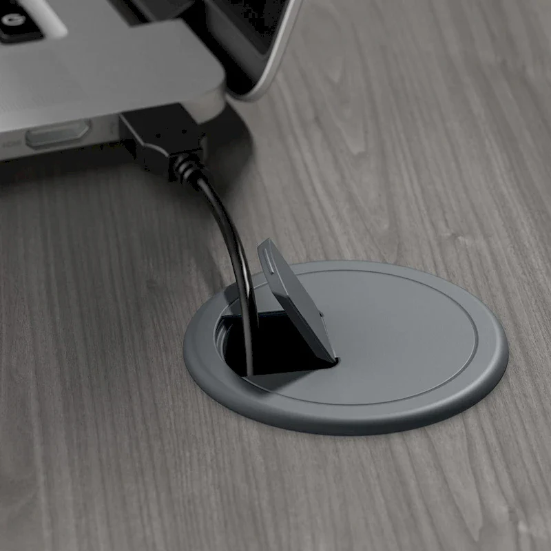 Cabot 60W L-Desk with Hutch and Drawers by Bush Furniture