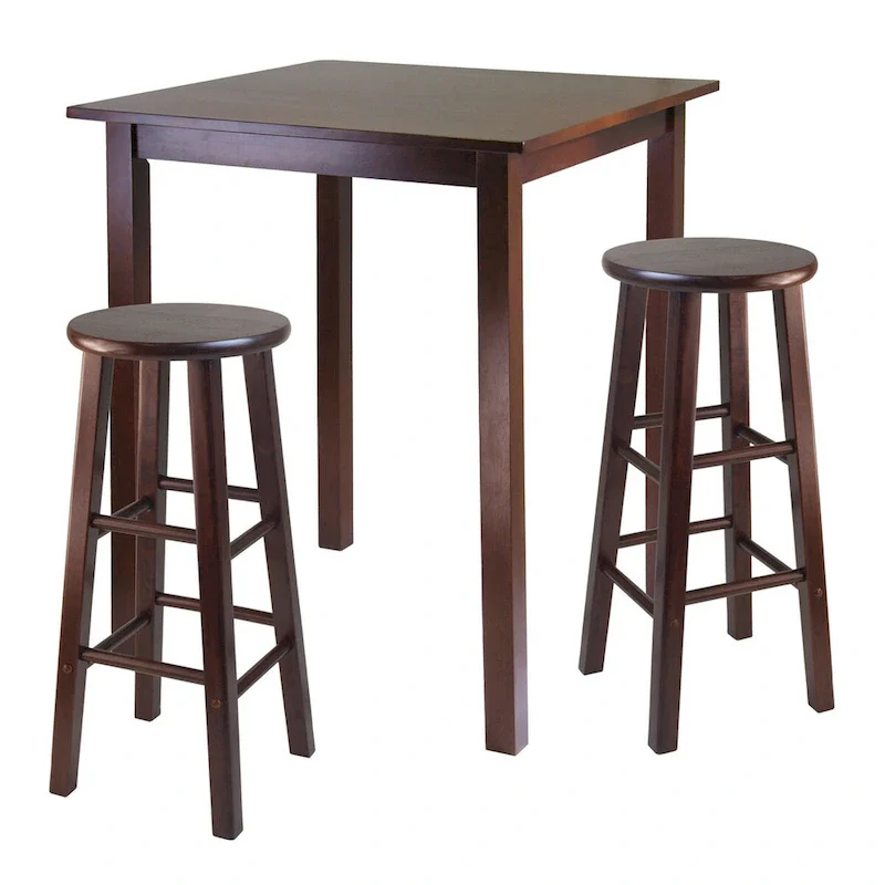 Farmhouse Dining Table with Bench and 4 Chairs
