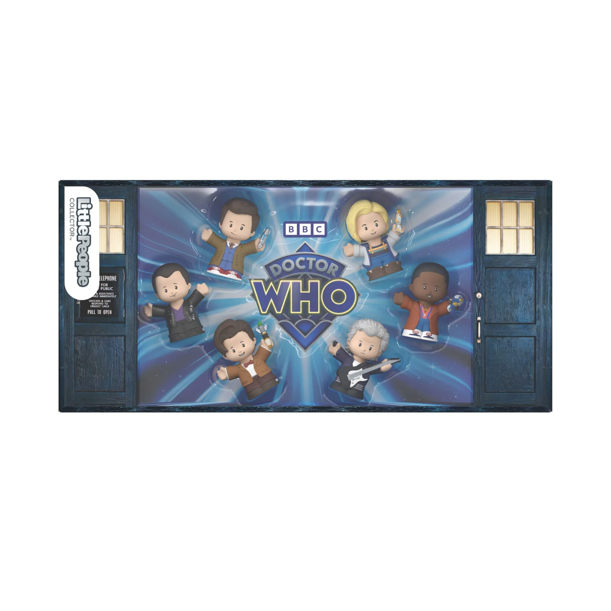 Little People Collector Doctor Who TV Series Special Edition Set For Adults & Fans, 6 Figures