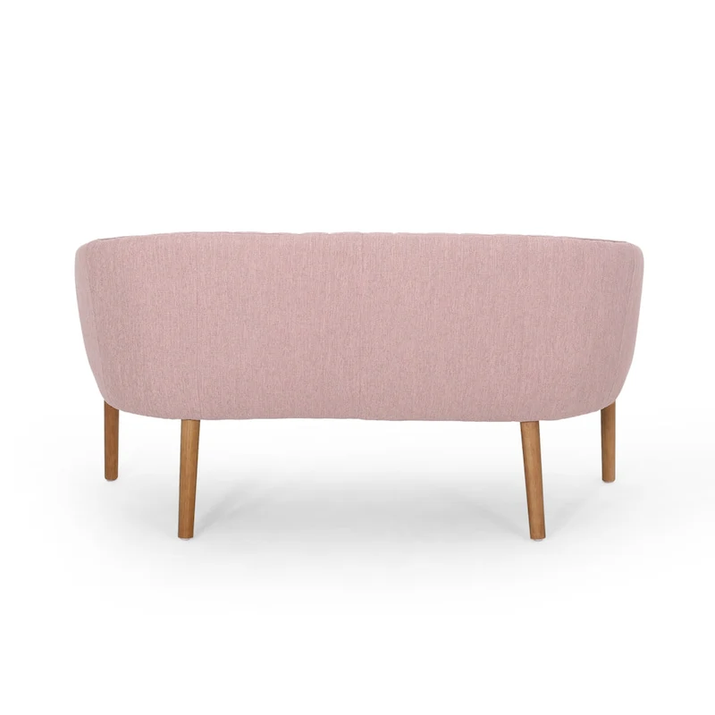 Galena Mid-century Modern Glam Loveseat by Christopher Knight Home