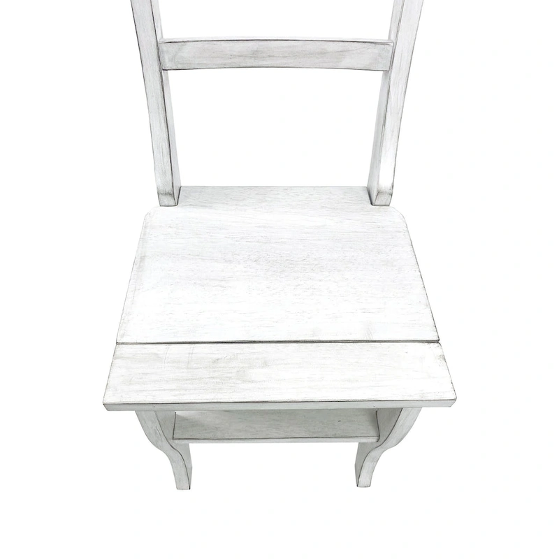 Carolina Living Folding Library Chair - Antique White
