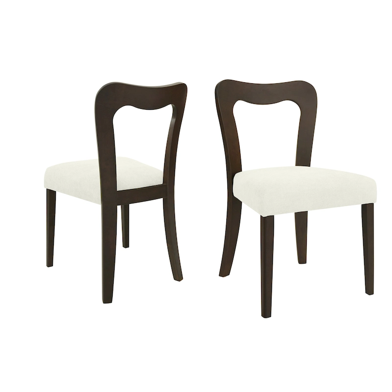 Christopher Knight Home - Ethan Modern Upholstered Dining Chair Set of 2 with Open-Back Design