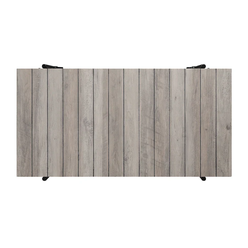 Hyssop Farmhouse 47-inch Steel 1-Shelf Coffee Table by Furniture of America