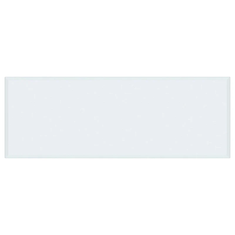 Rectangular Casual Clear Tempered Glass Top