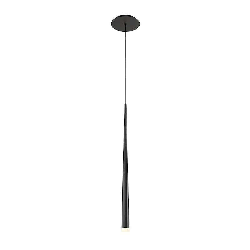 Modern Forms Cascade 28  Tall LED Crystal Mini Pendant with Frosted