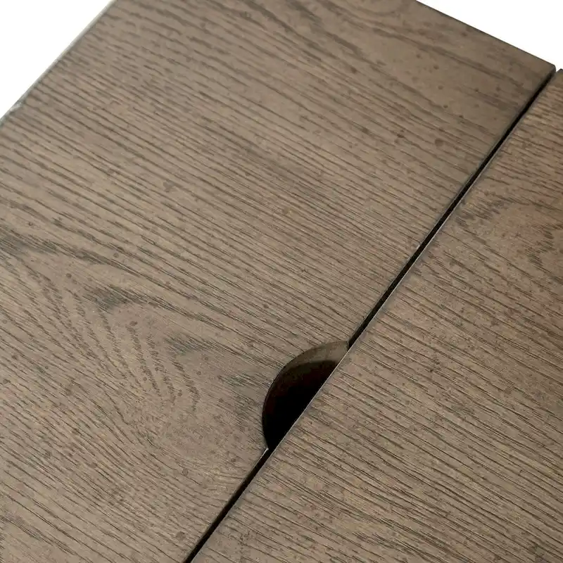 Americana Farmhouse Dusty Taupe Chairside Table