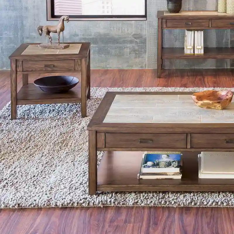 3 Piece  (1-Cocktail 2-End Tables)