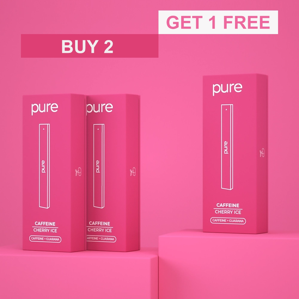 Caffeine Diffuser - Cherry Ice - 400 Puffs - pure-diffuser