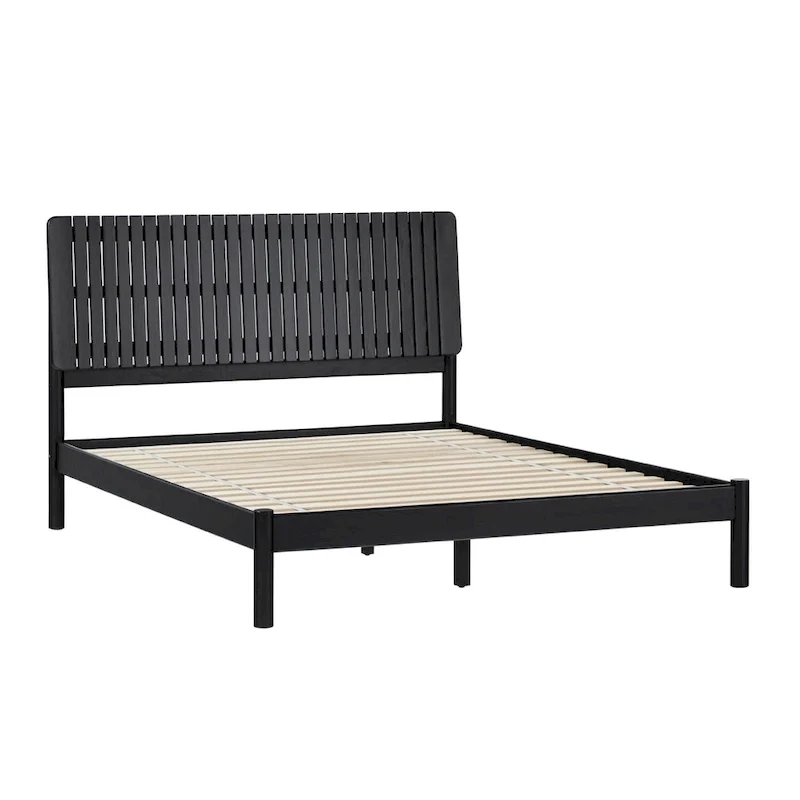 Middlebrook Designs Slatted Headboard Modern Queen Bed