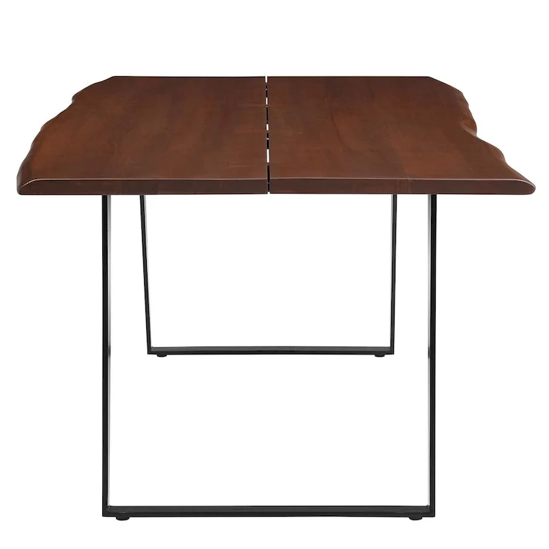 Viggo 74   Live Edge Acacia Wood Dining Table