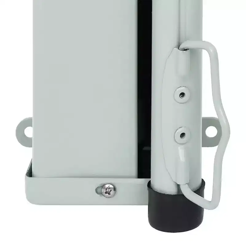 vidaXL Side Awning Blue (screen), Green grey (stand)