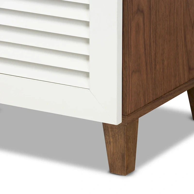 Modern and Contemporary 11-Shelf Shoe Cabinet