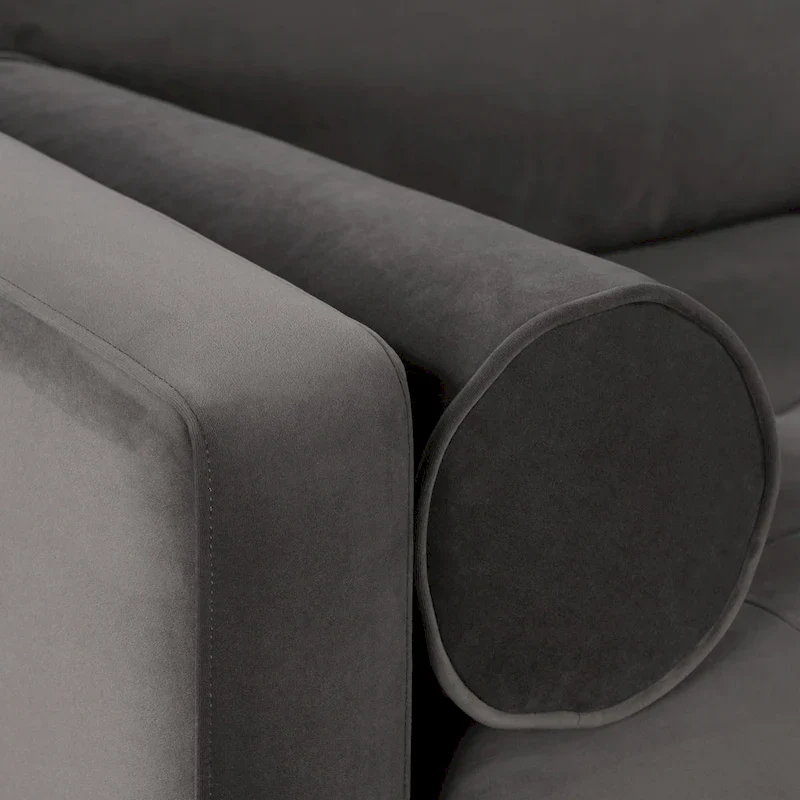 Poly & Bark Napa 72 Velvet Fabric Sofa