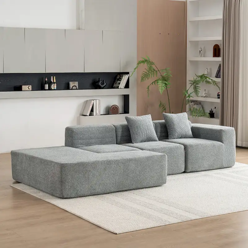 Sectional Sofa Full-compressed Sofa Couch Free-combined Sofa