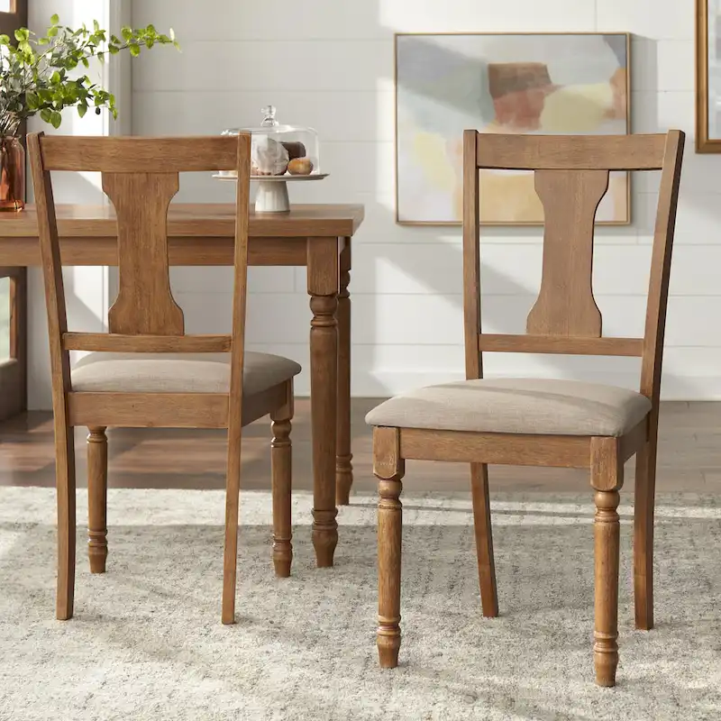Simple Living 5-piece Burntwood Dining Set