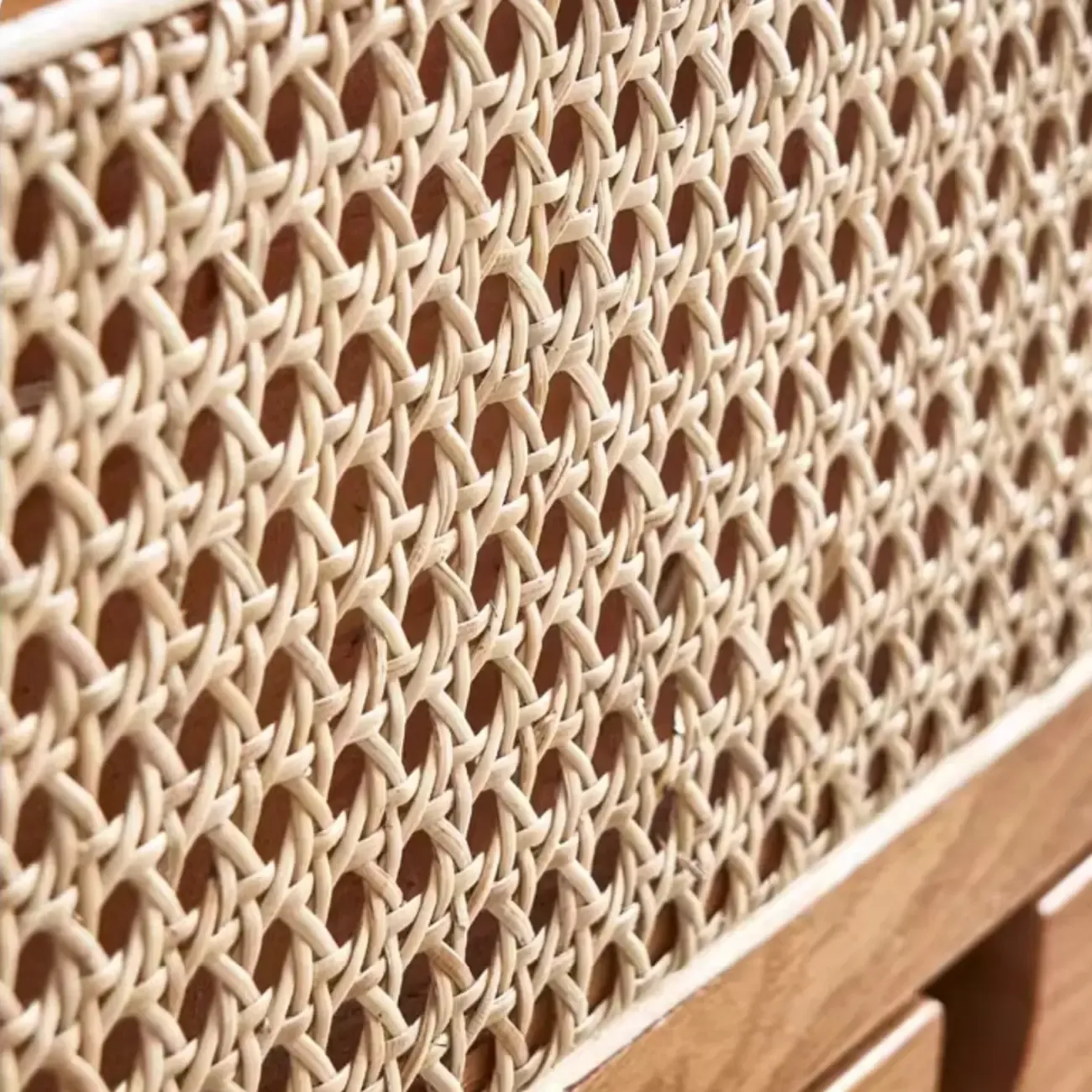 Tropical Natural Woven Double Layer Chest with 6-Drawers