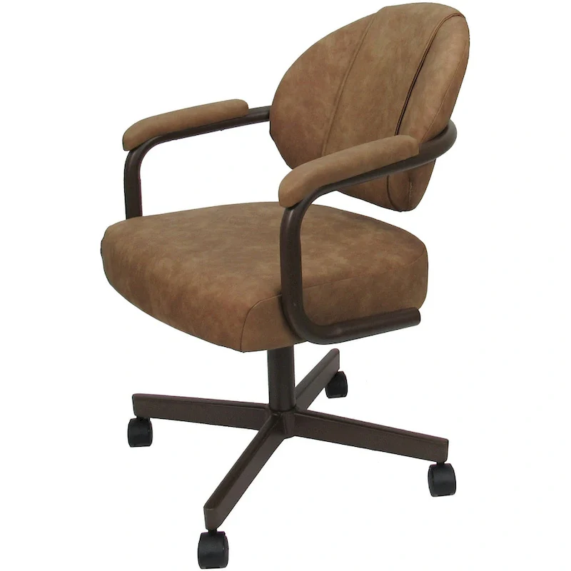 Swivel Tilt Kitchen Chair with Wheels M-70 Casters - N/A