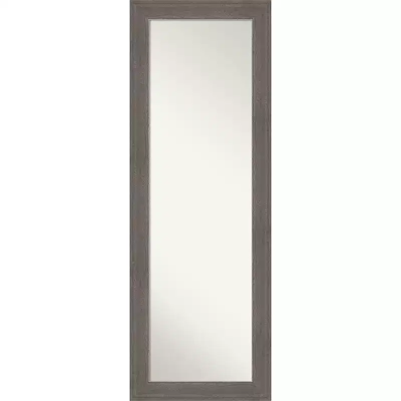 Amanti Art Alta Non-Beveled Framed Full-Length On the Door Mirror