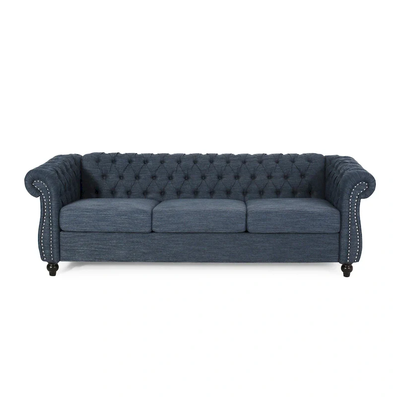 Tufted Chesterfield 3-Seat Sofa