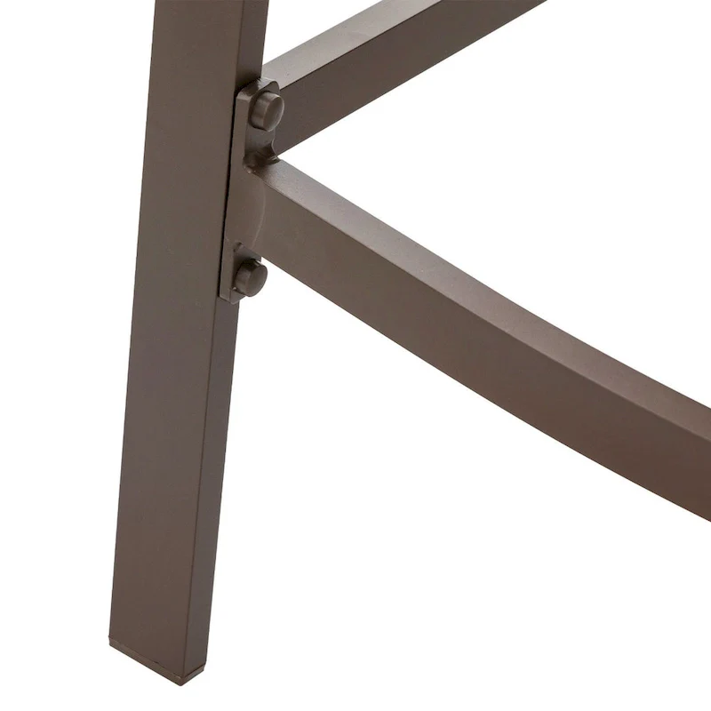 Pellebant 2PCS Patio Bar Stools - 25.19Dx21.96Wx48.22H