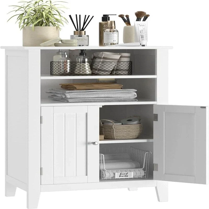 Cabinet with 2 Doors and Adjustbale Shelf - 11.8 D x 19.7 W x 36.4 H
