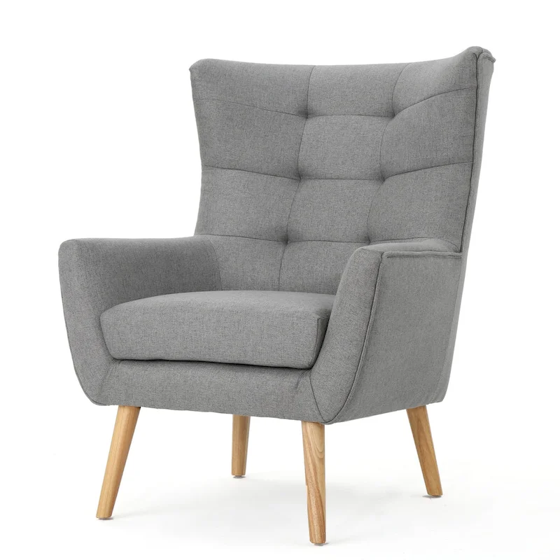 Grey 32.5  High Back Wingback Chair