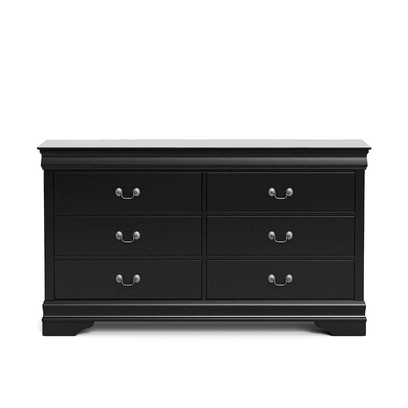 Furniture of America Devi Traditional Solid Wood 6-Drawer Dresser