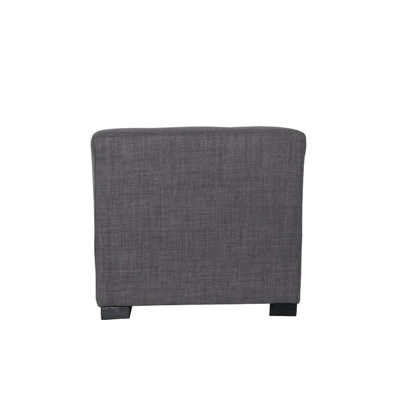 MJL Furniture Solid 4 Button Tufted Square Ottoman
